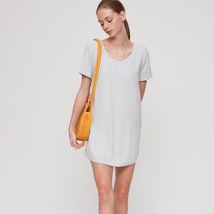 Aritzia Wilfred Free Teigen Dress Olive Green